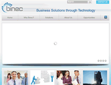 Tablet Screenshot of binec.com